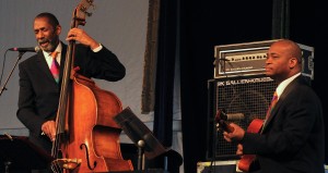 Ron Carter with Russell Malone at New Orleans Jazzfest 2011
